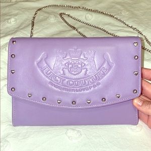 Juicy Couture purple crossbody purse